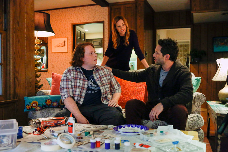 Tucker Albrizzi, Erinn Hayes, and Glenn Howerton